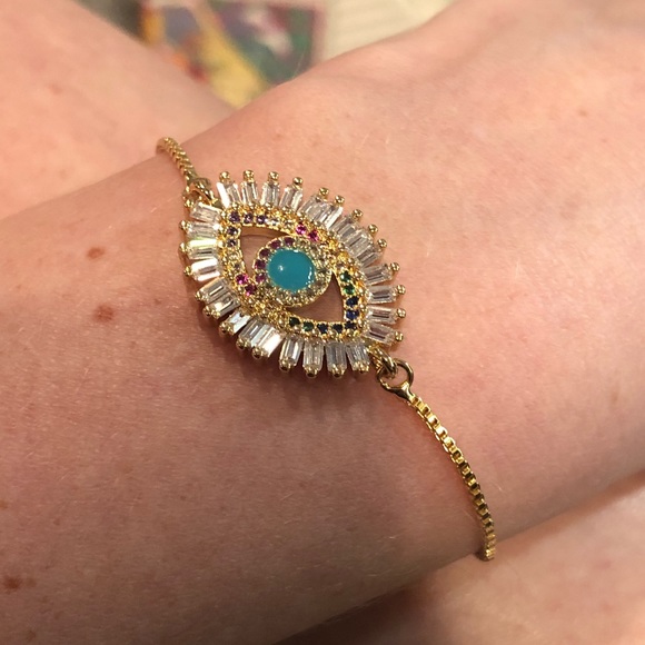 Jewelry - Colorful Evil Eye Bracelet